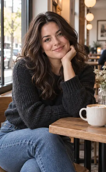 A public café setting for a first adult meeting